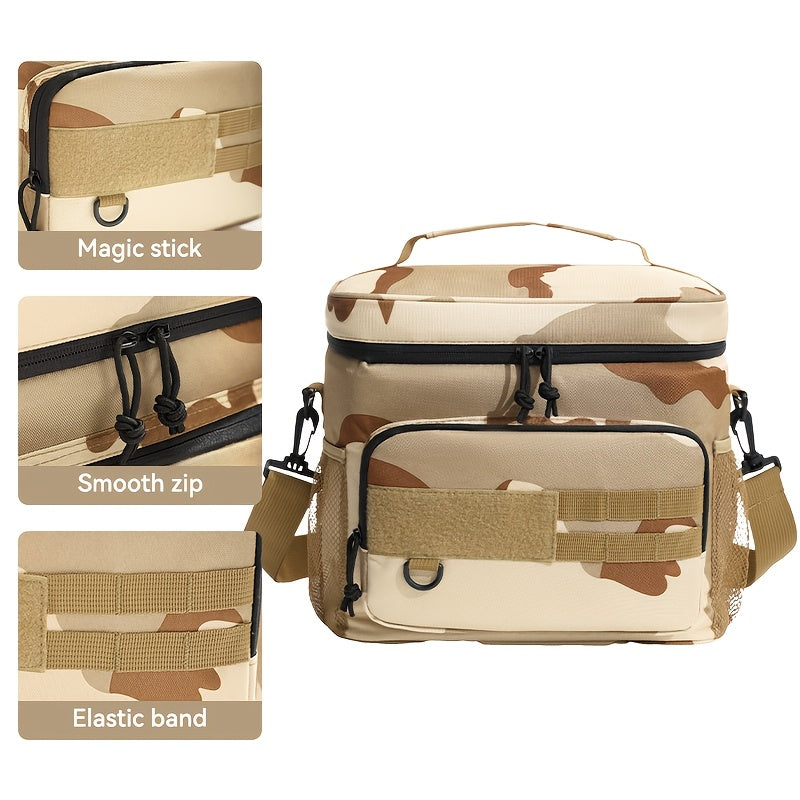 Leakproof Adjustable Strap Multiple Compartments Insulated Cooler Lunch Bag