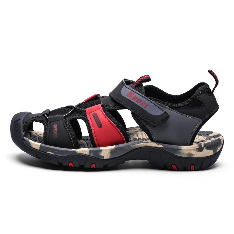 Men’s Roman Outdoor Sandals – Lightweight Summer Mesh Sandals