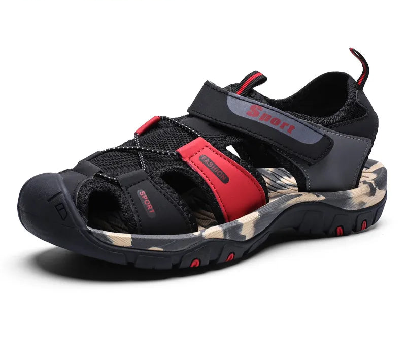 Men’s Roman Outdoor Sandals – Lightweight Summer Mesh Sandals