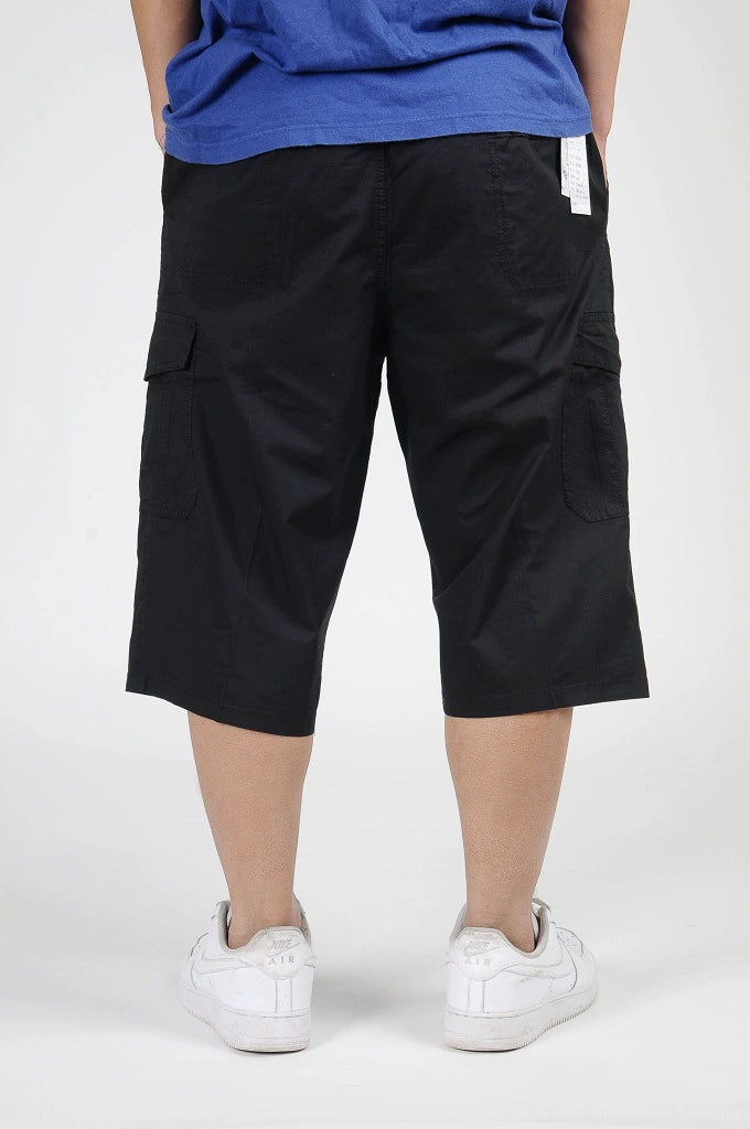 Men's Pure Cotton Workwear Pants: High-Waist, Loose Fit, Extra Large
