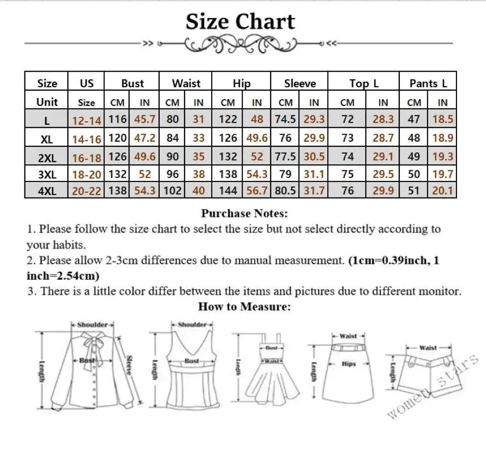 Plus Size Women's 2PC Set - Loose Shirt Top & Shorts Summer Outfits