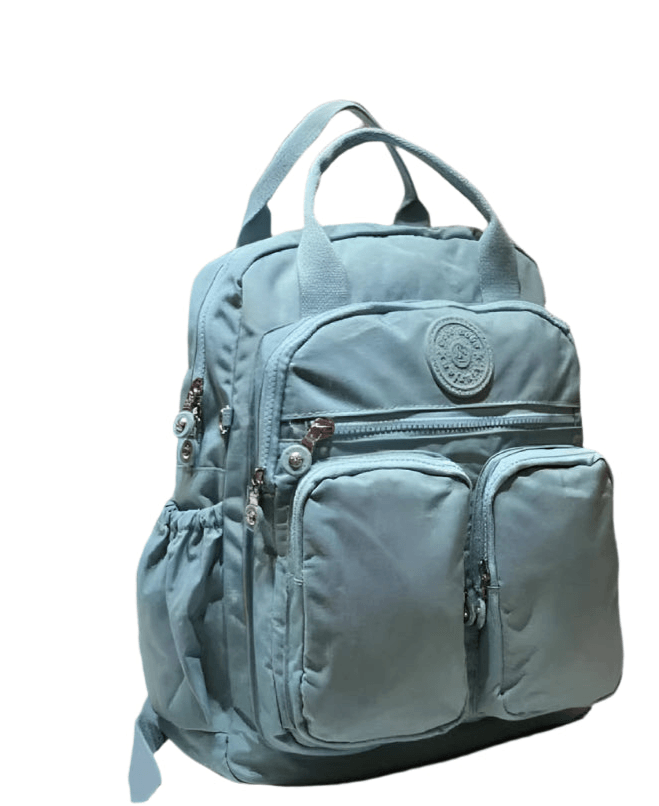 Versatile & Stylish – Waterproof Nylon Multi-Pocket Laptop Backpack for Women