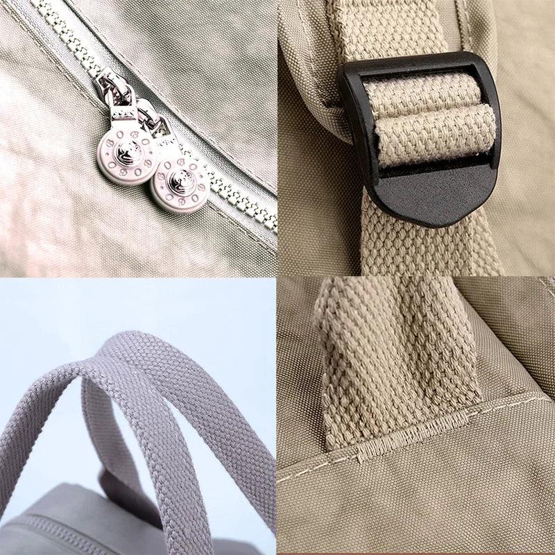 Versatile & Stylish – Waterproof Nylon Multi-Pocket Laptop Backpack for Women