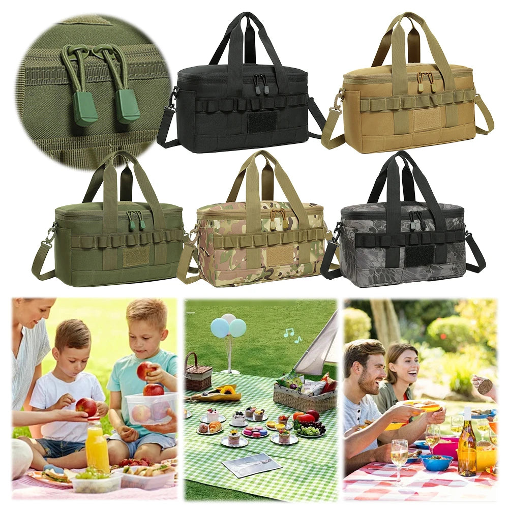 Outdoor Heavy Duty Large Capacity Thermal Cooler for Camping Lunch Bag