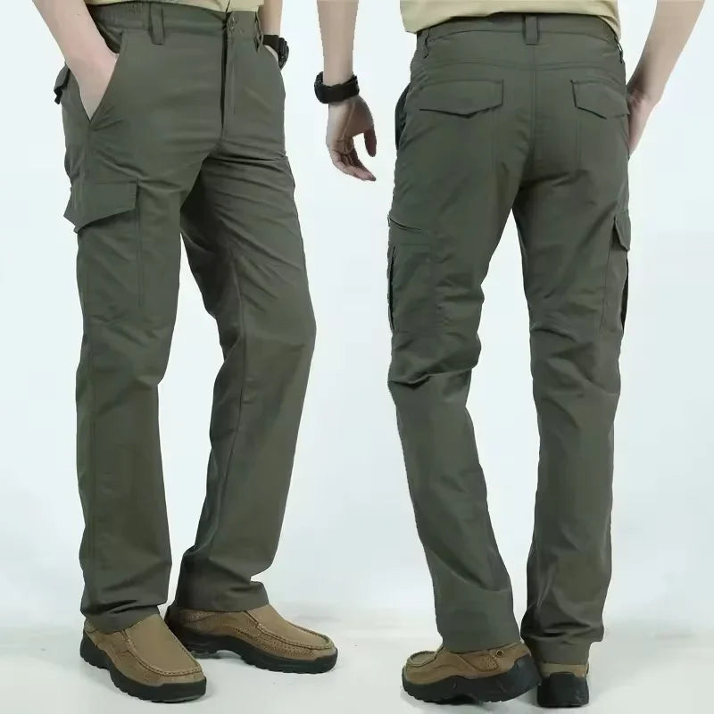 Breathable Waterproof Quick-Dry Men's Lightweight Tactical Cargo Pants