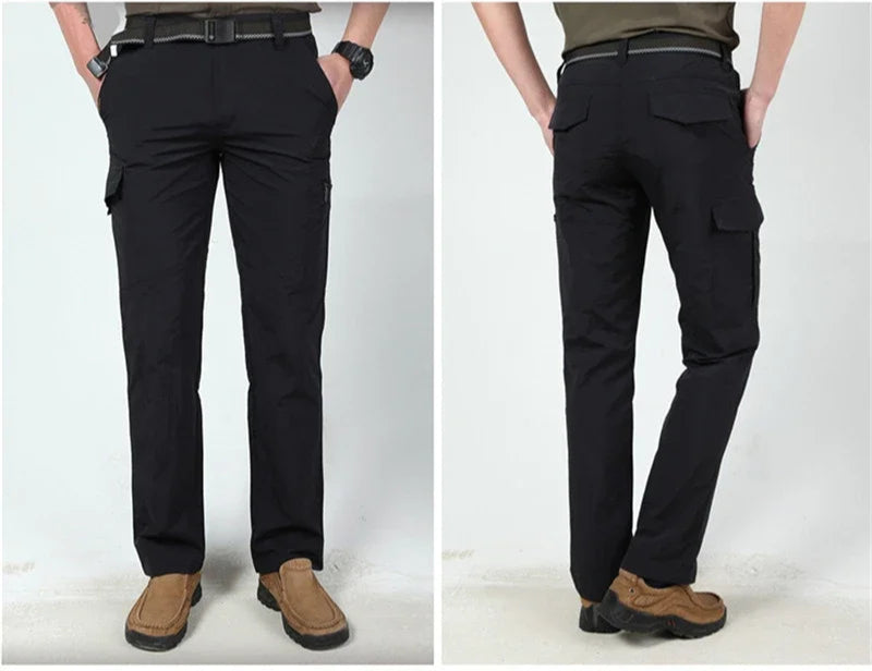 Breathable Waterproof Quick-Dry Men's Lightweight Tactical Cargo Pants