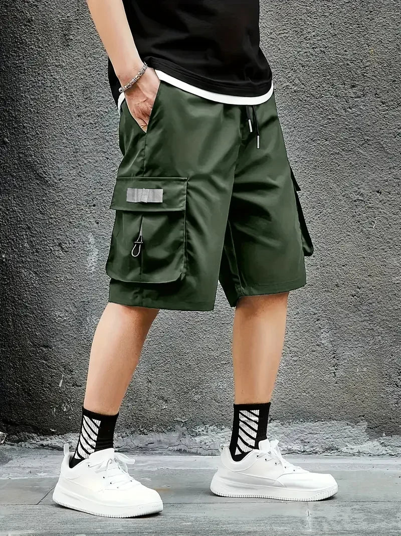 Men's Cargo Shorts: Outdoor Travel, Large Pockets, Thin & Durable
