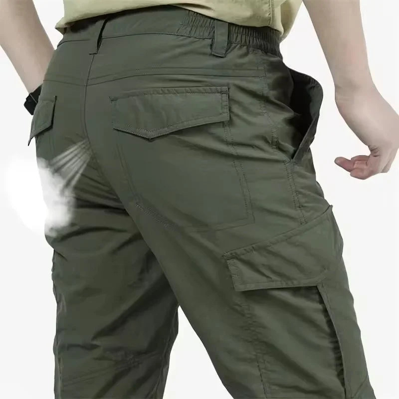 Breathable Waterproof Quick-Dry Men's Lightweight Tactical Cargo Pants