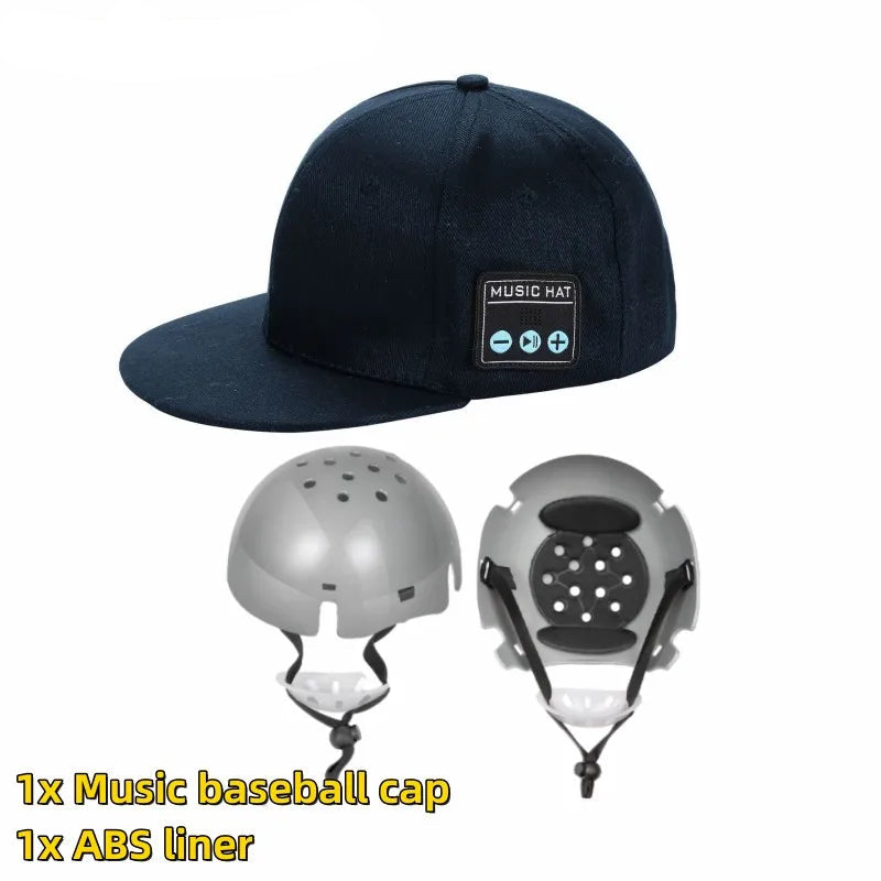 Bluetooth Baseball Cap with ABS Speaker & Mic – CE Smart Music Helmet Hat