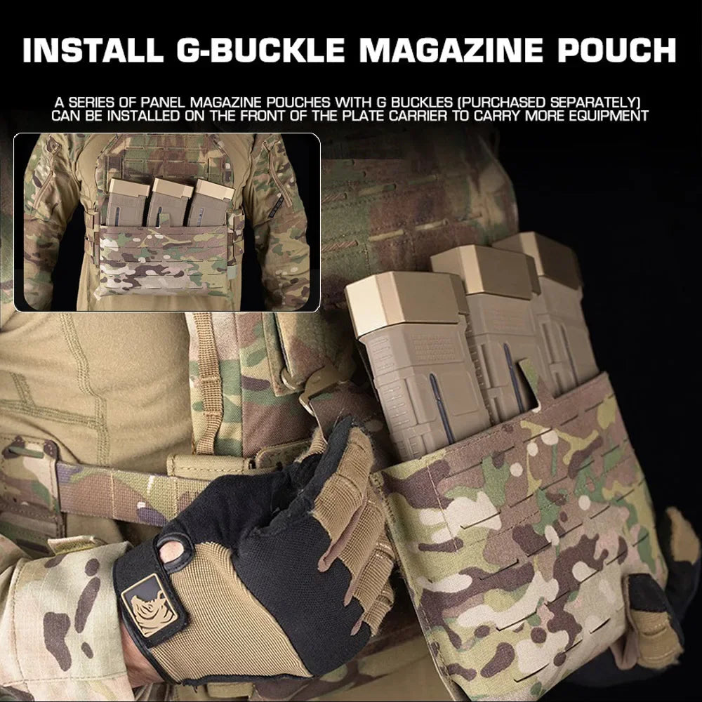 Comfort Lightweight MOLLE Quick Release Army Airsoft KZ Tactical Vest