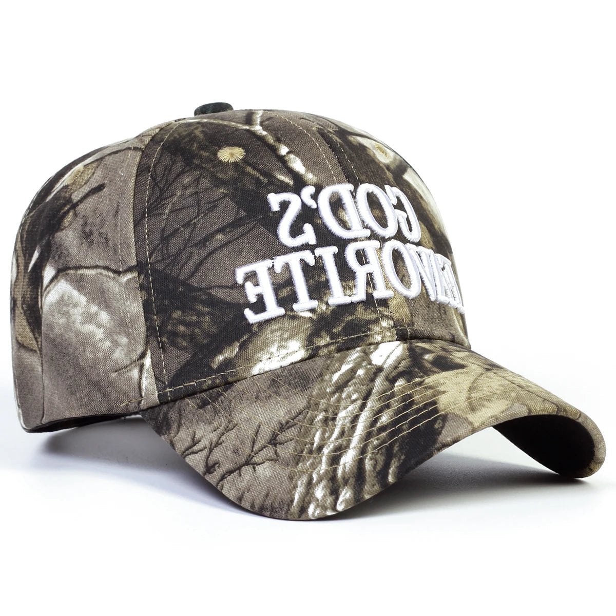 Unisex “GOD'S FAVORITE” Embroidered Baseball Cap – Adjustable Casual Hat
