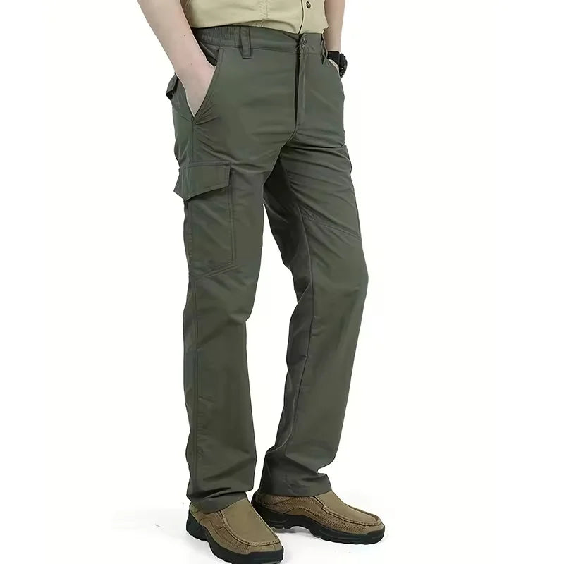 Breathable Waterproof Quick-Dry Men's Lightweight Tactical Cargo Pants