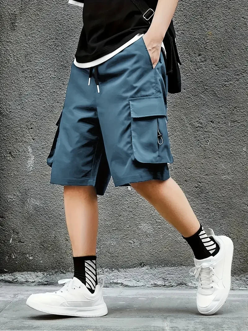 Men's Cargo Shorts: Outdoor Travel, Large Pockets, Thin & Durable