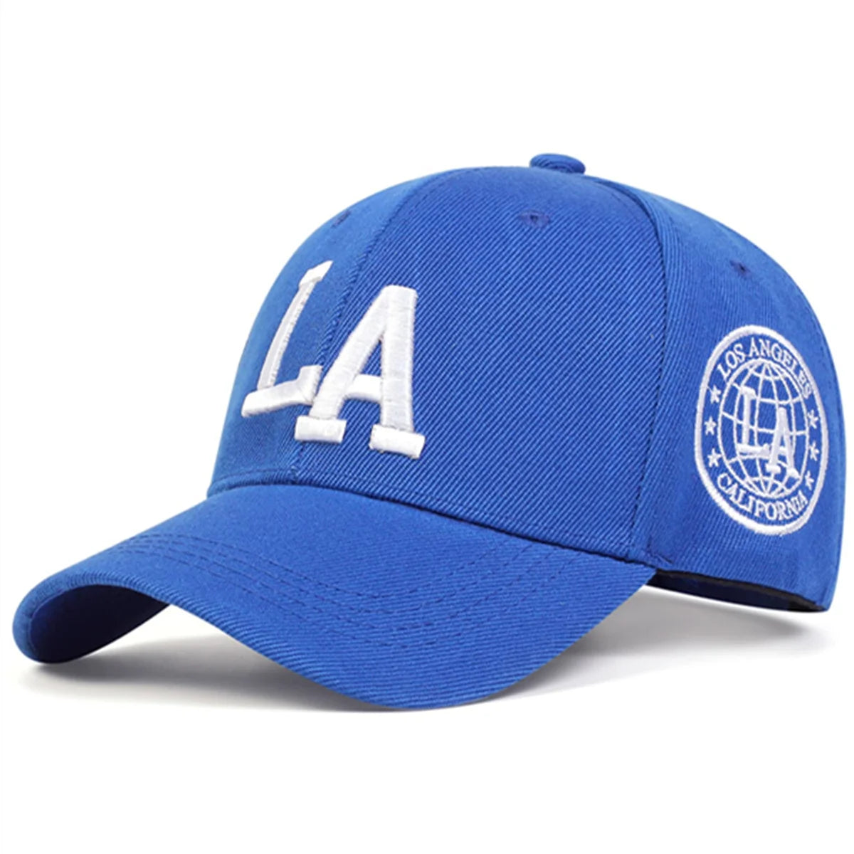 Unisex LA Embroidery Snapback Cap – Adjustable Stylish Streetwear Hat