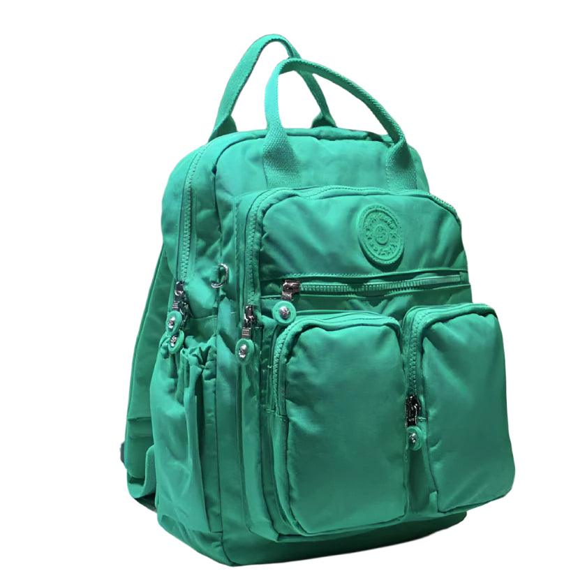 Versatile & Stylish – Waterproof Nylon Multi-Pocket Laptop Backpack for Women