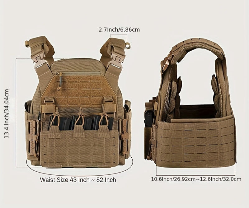 Quick Release Tactical Vest – Lightweight, Adjustable & Breathable Vest
