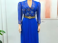 African Sequin Evening Party Dress New Fashion Plus Size