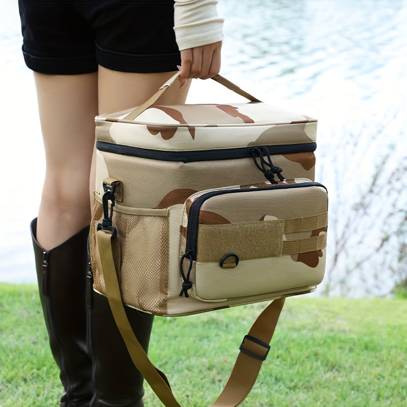 Leakproof Adjustable Strap Multiple Compartments Insulated Cooler Lunch Bag