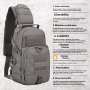Men's Chest Bag Cycling Shoulder Crossbody Bag