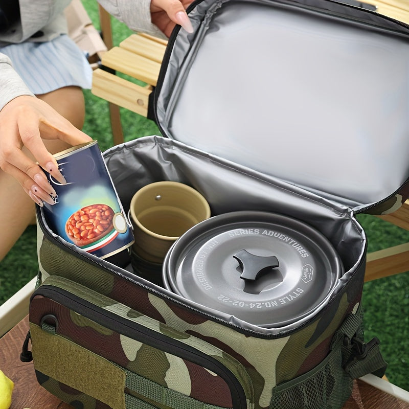 Leakproof Adjustable Strap Multiple Compartments Insulated Cooler Lunch Bag