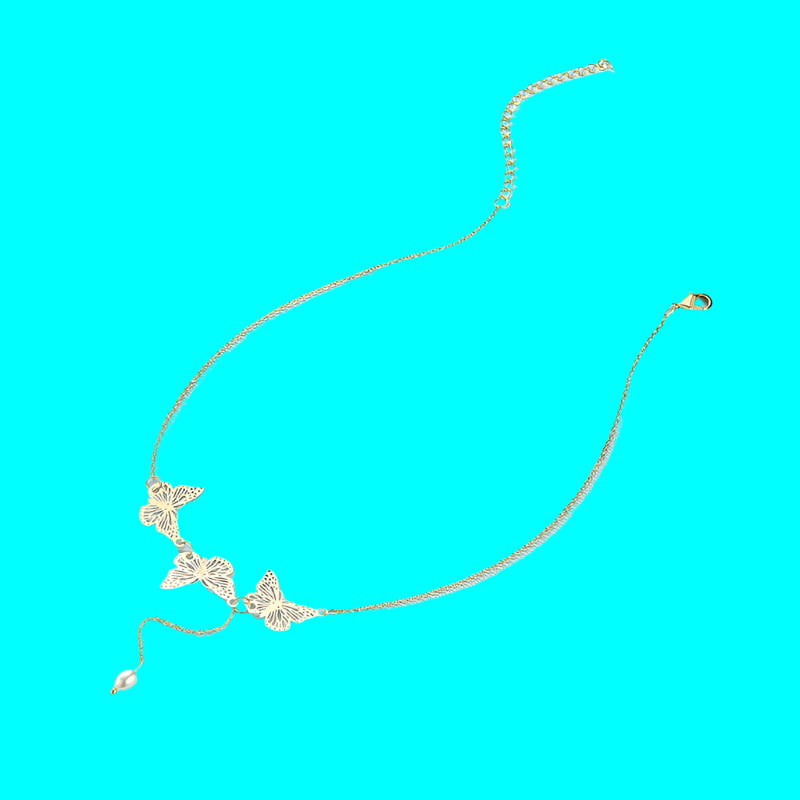 Elegant Sweet Style Women’s Clavicle Necklace with Geometric Pendant