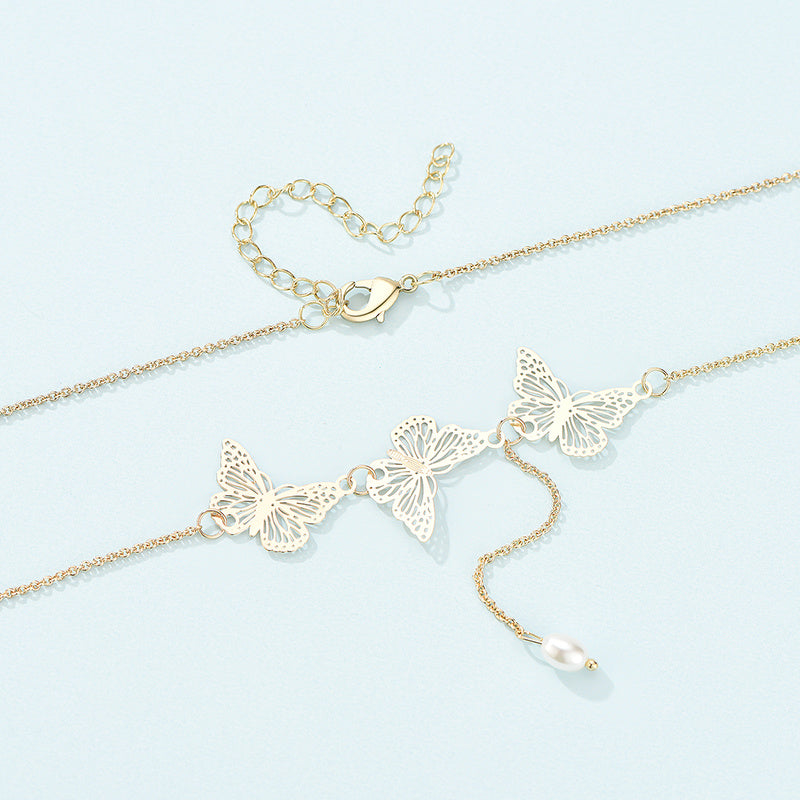 Elegant Sweet Style Women’s Clavicle Necklace with Geometric Pendant