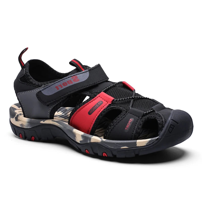 Men’s Roman Outdoor Sandals – Lightweight Summer Mesh Sandals