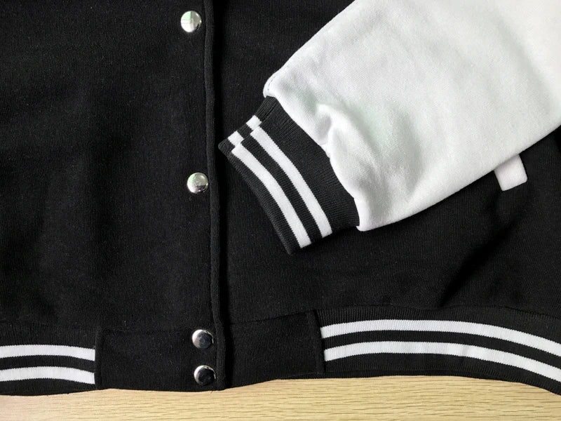 Men's Loose Oversized Fleece Baseball Jacket: Street Style Warmth