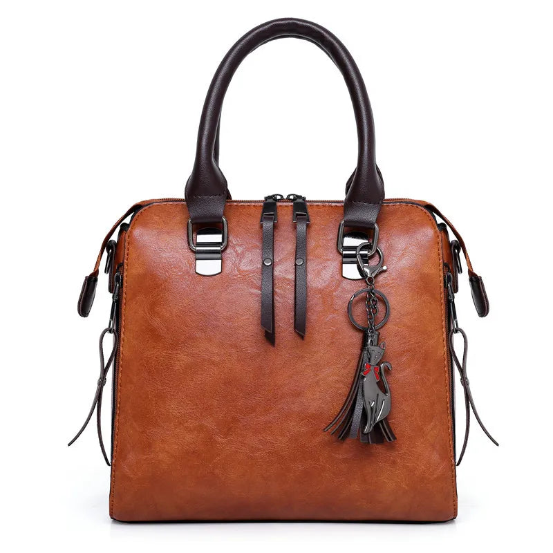 4-Piece Women’s PU Leather Handbag Set – Tote, Crossbody & More
