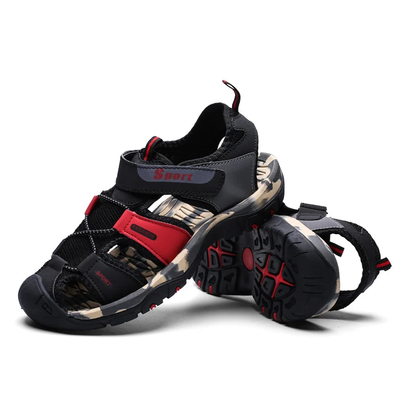 Men’s Roman Outdoor Sandals – Lightweight Summer Mesh Sandals