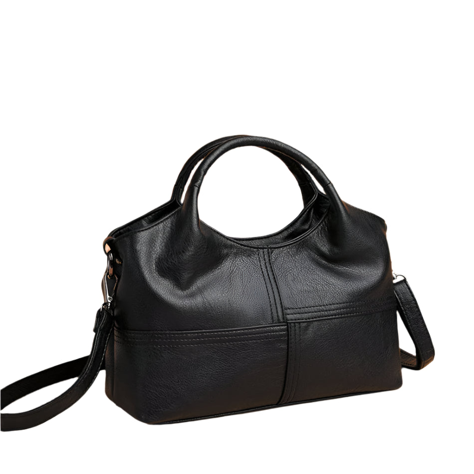 Genuine Brand Soft Leather Small Crossbody Tote – Casual Designer Shoulder Bag