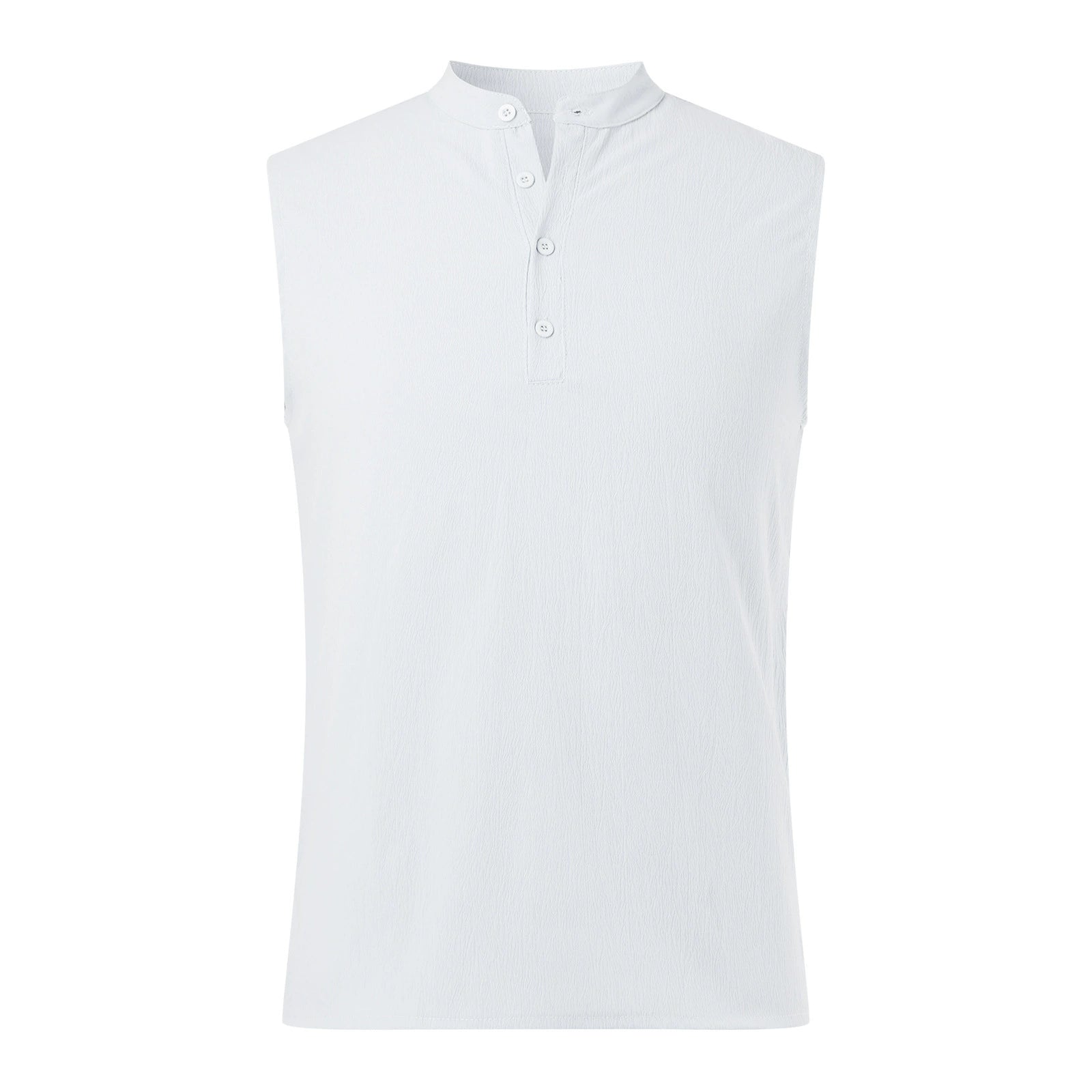 Men’s Sleeveless Double Pocket Shirt – Casual Slim Fit Summer Waistcoat