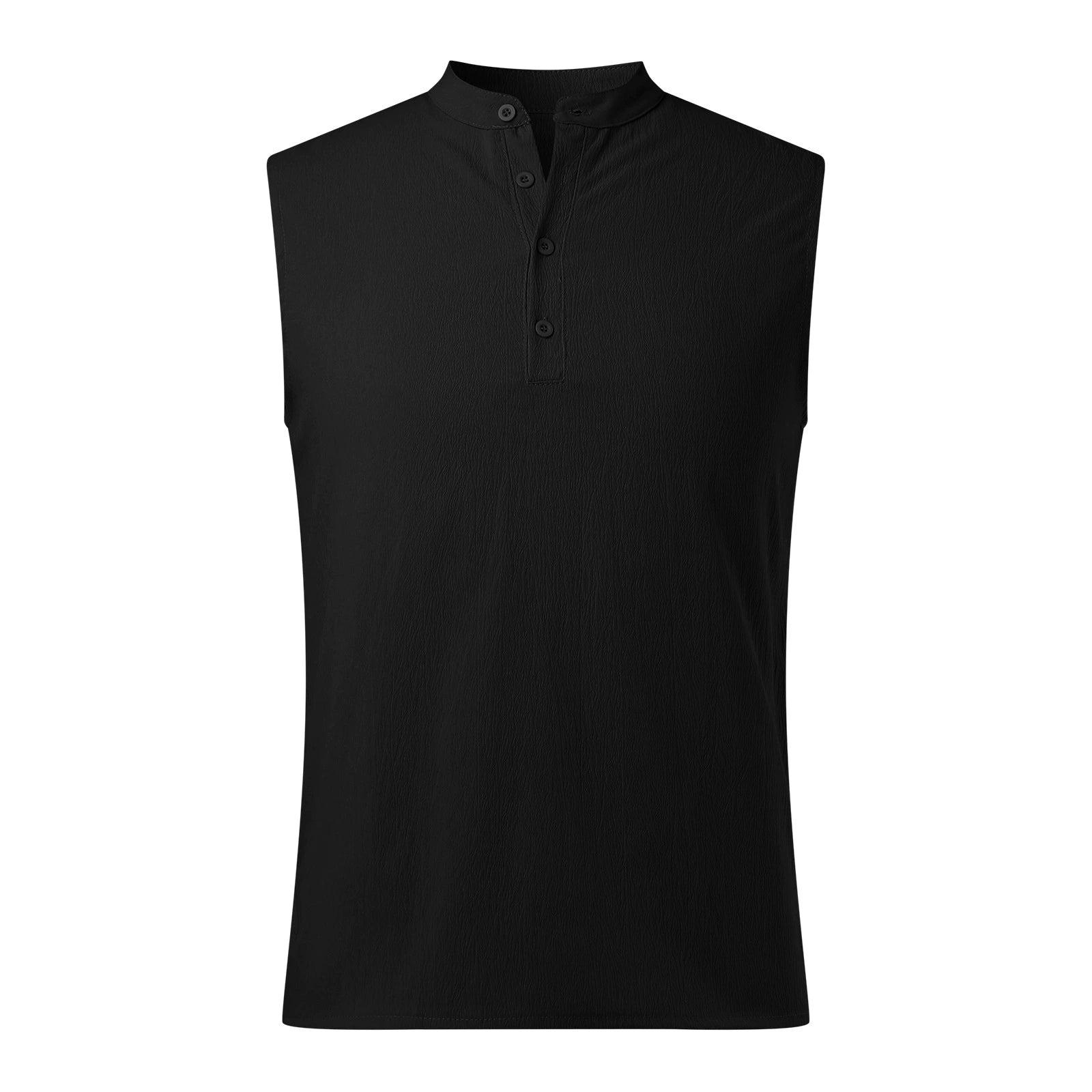 Men’s Sleeveless Double Pocket Shirt – Casual Slim Fit Summer Waistcoat