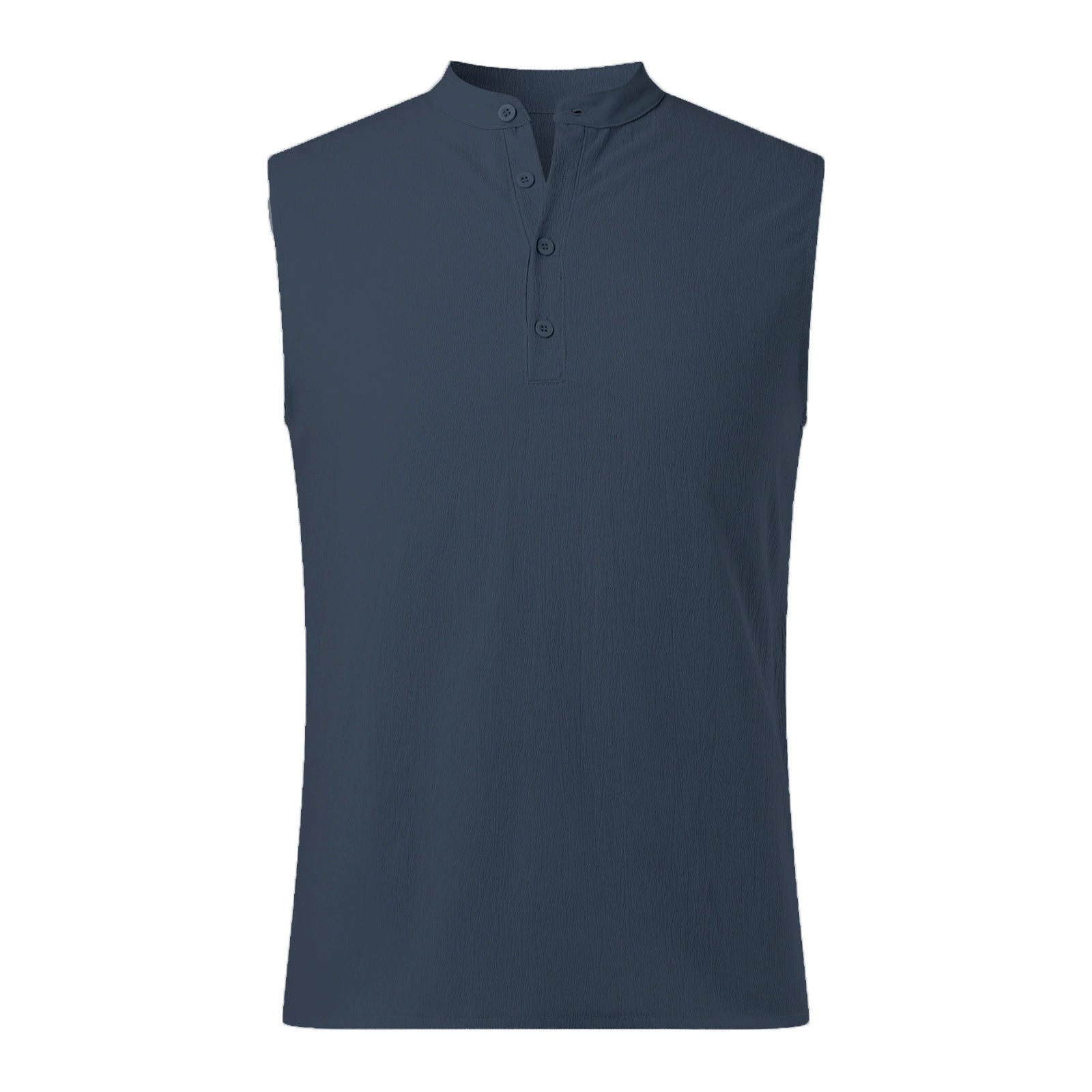 Men’s Sleeveless Double Pocket Shirt – Casual Slim Fit Summer Waistcoat