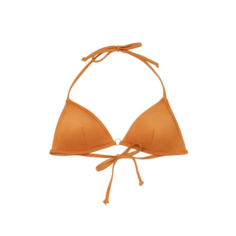 Limone Triangle Cup Halterneck Bikini: Sexy Women's Swimsuit