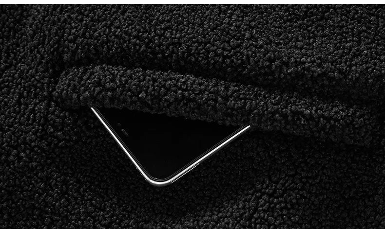 Autumn/Winter Polar Fleece Jacket – Men’s Outdoor Stand Collar Coat