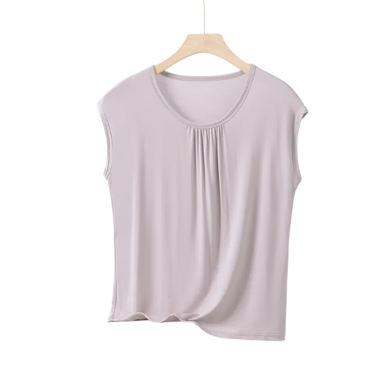 Plus size Modal Loose T-Shirt sleeveless solid color Casual Tank Tops XL to 8XL