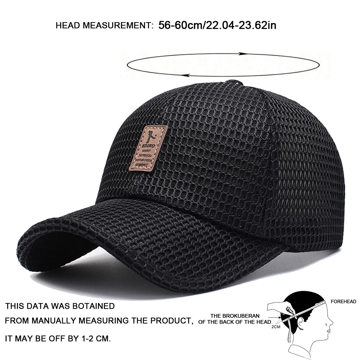 Everyday Shade Unisex Mesh Baseball Cap – Breathable Summer Hat Adjustable