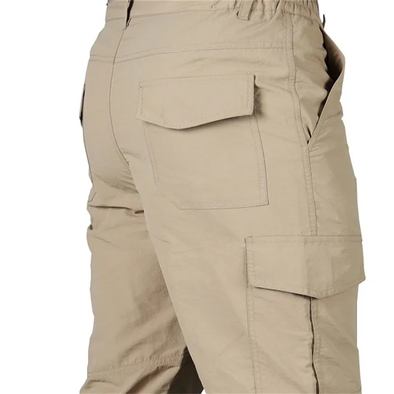Breathable Waterproof Quick-Dry Men's Lightweight Tactical Cargo Pants