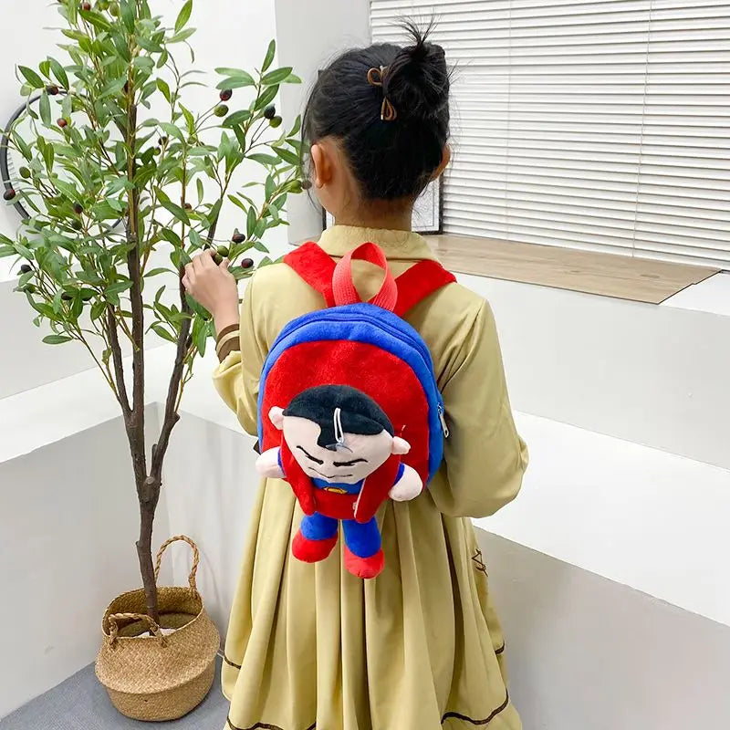 Marvel Superhero Backpack: Captain America & Spiderman Large Capacity