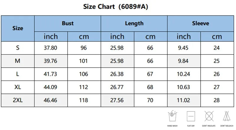 Fashion Pleated Hem V-Neck Tee – Women’s Summer Casual Office Top chart