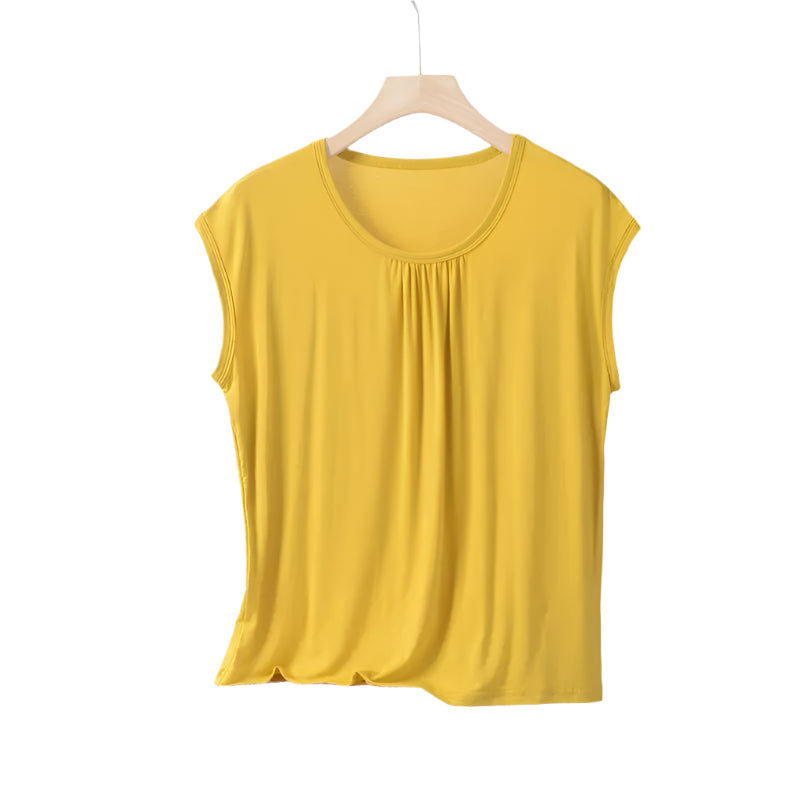 Plus size Modal Loose T-Shirt sleeveless solid color Casual Tank Tops XL to 8XL