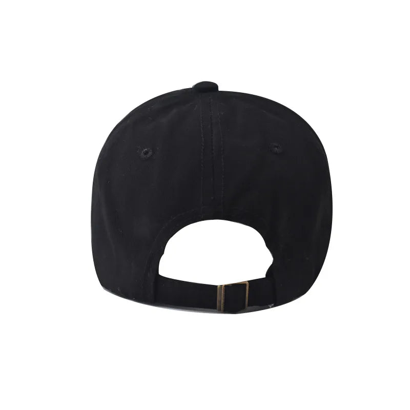 PARIS Letter Embroidered Baseball Cap – Korean Style Casual Fitted Hat
