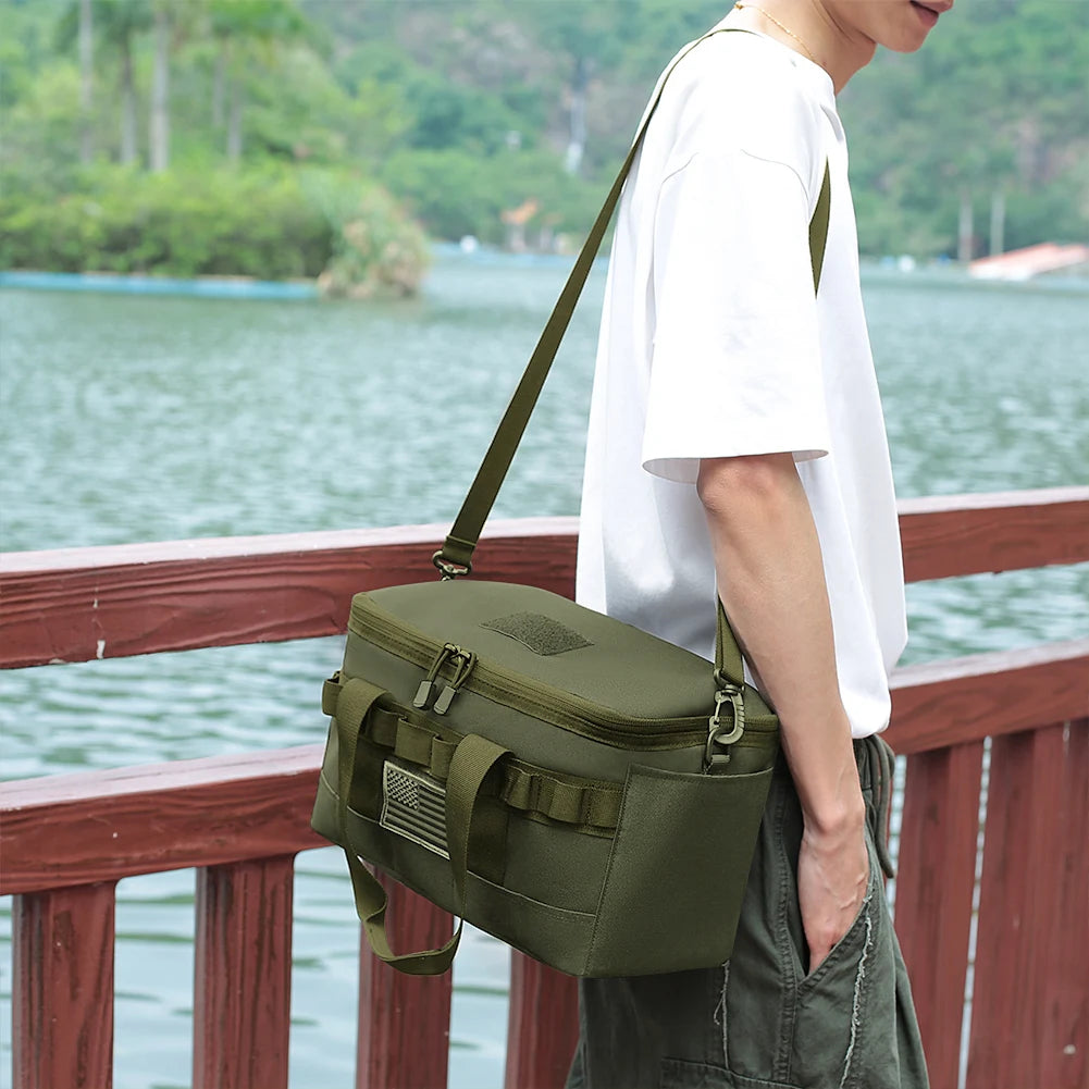 Outdoor Heavy Duty Large Capacity Thermal Cooler for Camping Lunch Bag