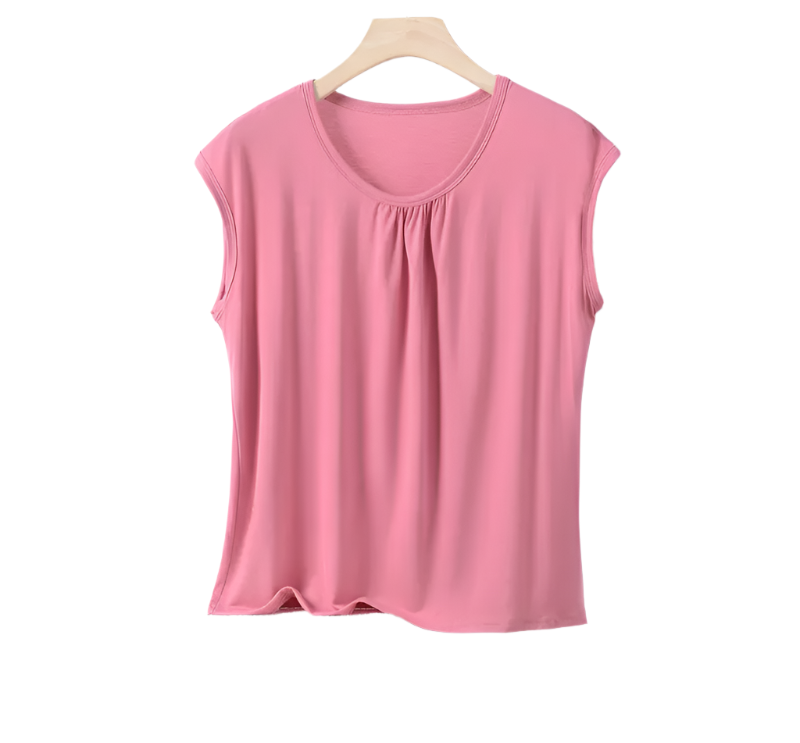 Plus size Modal Loose T-Shirt sleeveless solid color Casual Tank Tops XL to 8XL