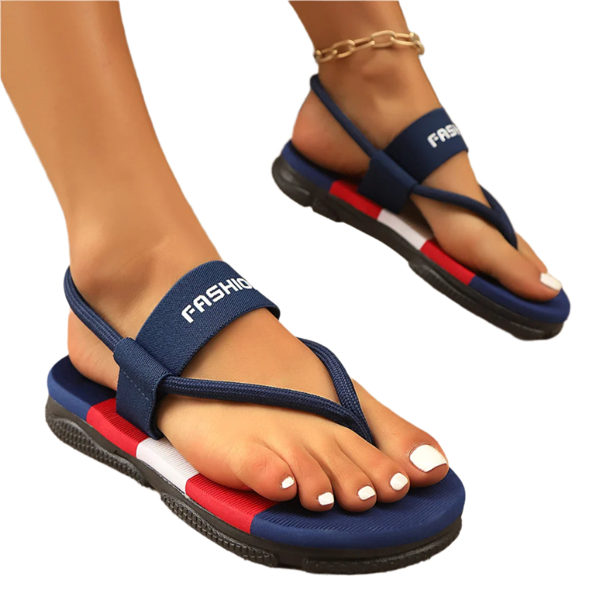 Unisex Beach Outdoor Sandals - Breathable Hemp Flip Flops Thicken