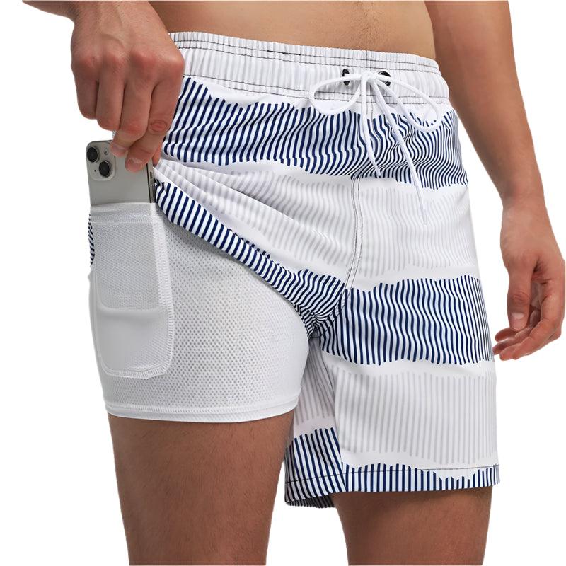 Men’s Quick-Dry Swimming Shorts | 4-Pocket Gym & Beach Boardwear