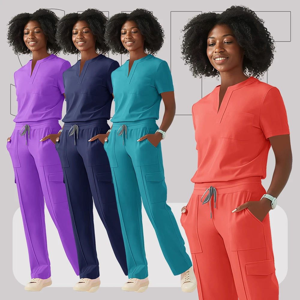 New Women's Soft Medical Scrub Set - Dentist & Nurse Workwear