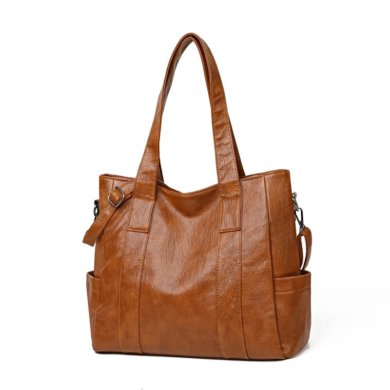 3-Piece Women's PU Leather Shoulder Crossbody Handbags Set