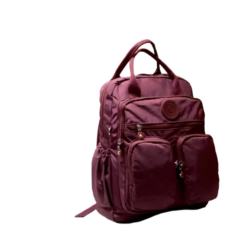 Versatile & Stylish – Waterproof Nylon Multi-Pocket Laptop Backpack for Women